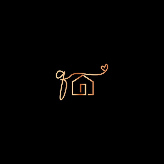 Векторный шаблон дизайна логотипа роскошной недвижимости