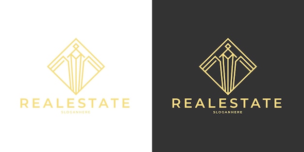 Luxury real estate logo