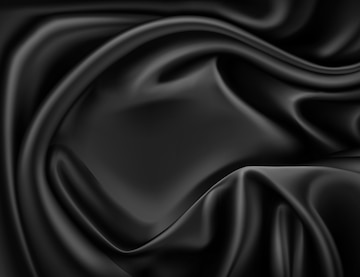 Premium Vector  Luxury realistic black silk, satin textile background