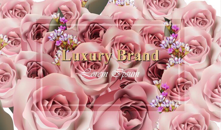 Vector luxury realistic roses, lavender floral decor