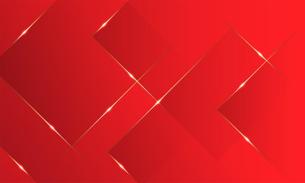 Luxury red background with gold stripes