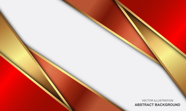 Luxury red background with golden lines combination