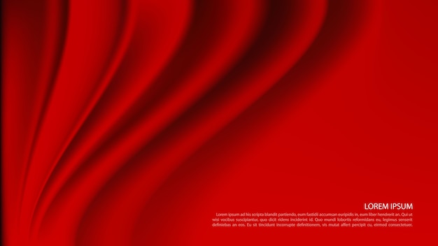 Luxury Red Curtain Background