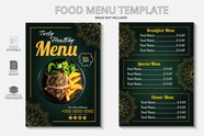 Premium Vector Luxury Restaurant Menu Design For Marketing