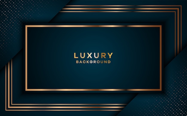 Premium Vector | Luxury royal golden background with overlap layers.