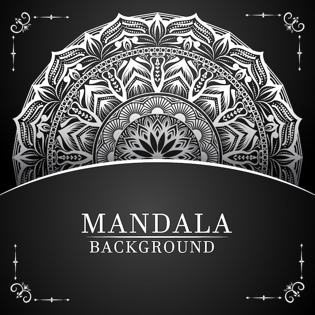 Vector luxury royal golden mandala background with borders for invitation and wedding card