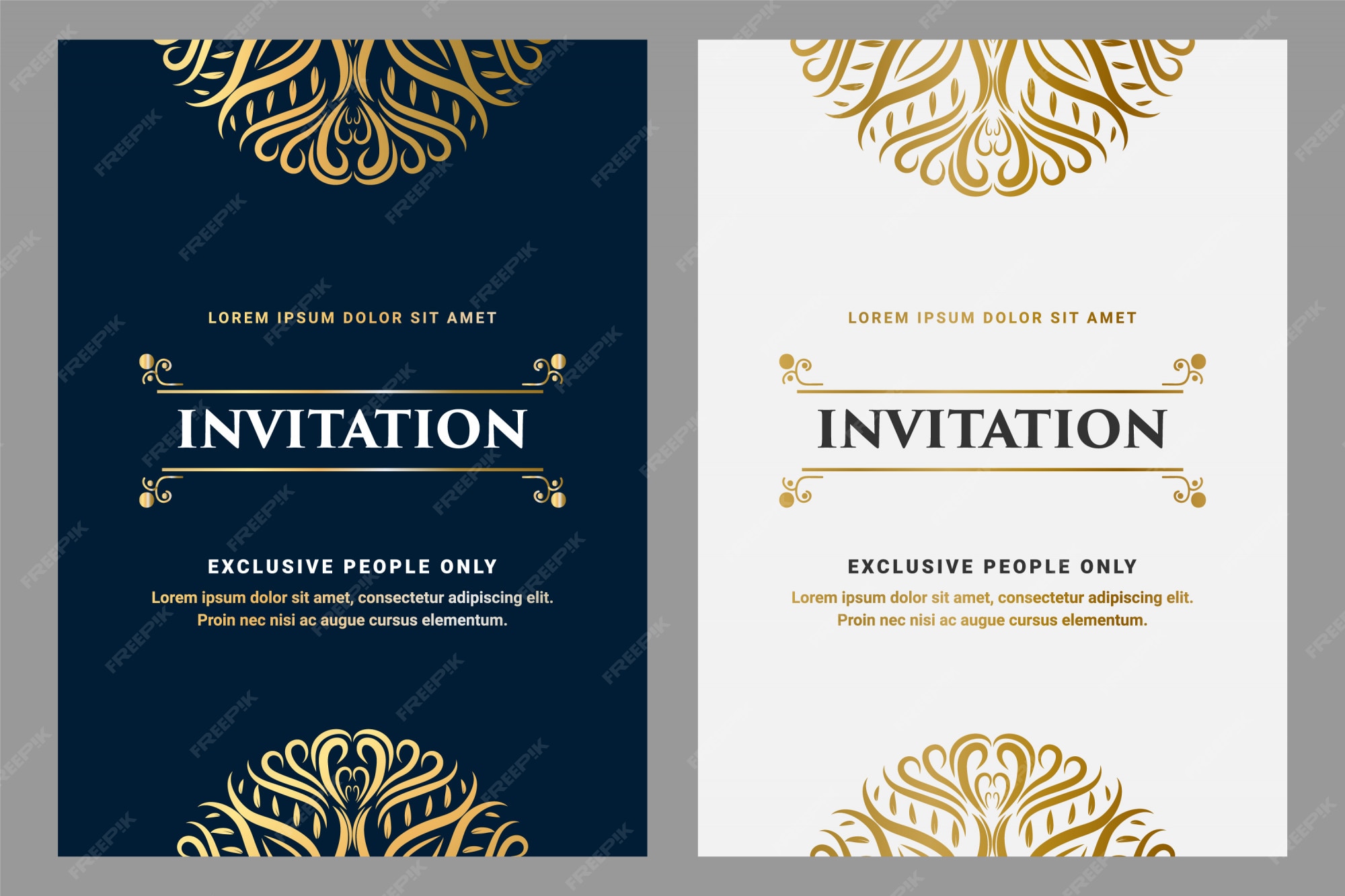 Invitation Card Template Freepik