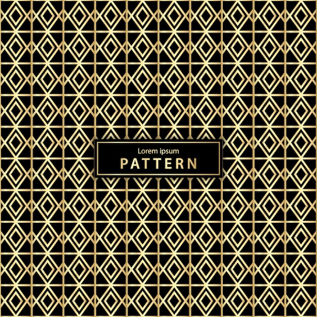 Luxury seamless geometric pattern