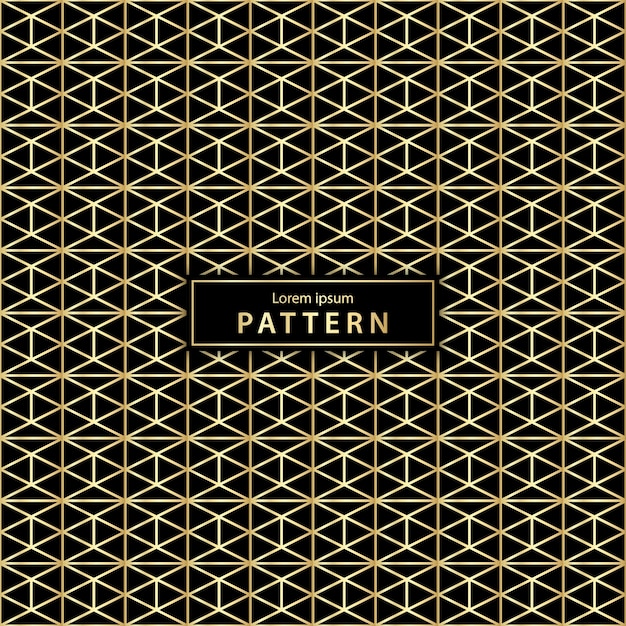 Luxury seamless geometric pattern