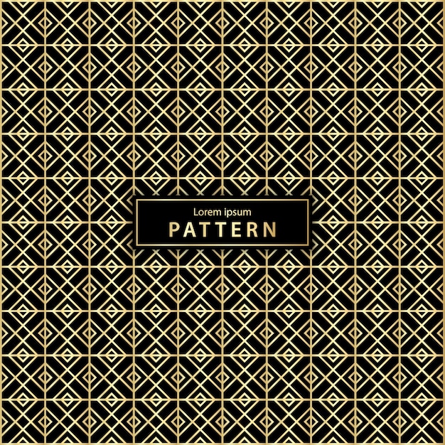 Luxury seamless geometric pattern