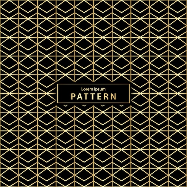 Vector luxury seamless geometric pattern