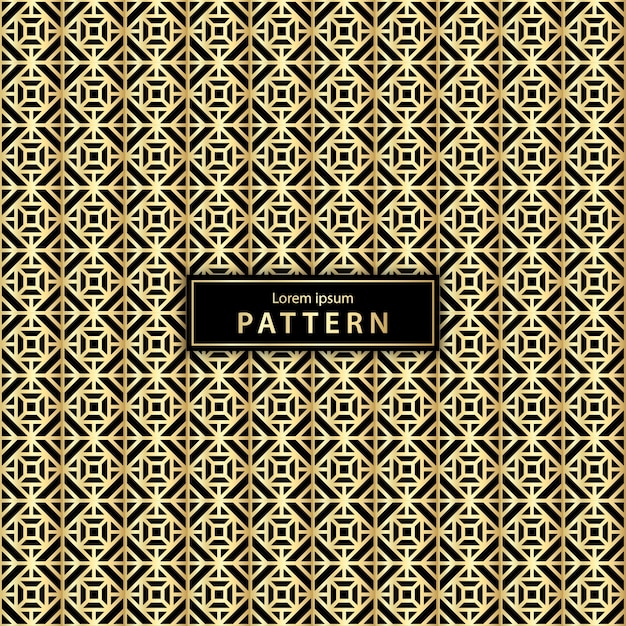 Luxury seamless geometric pattern