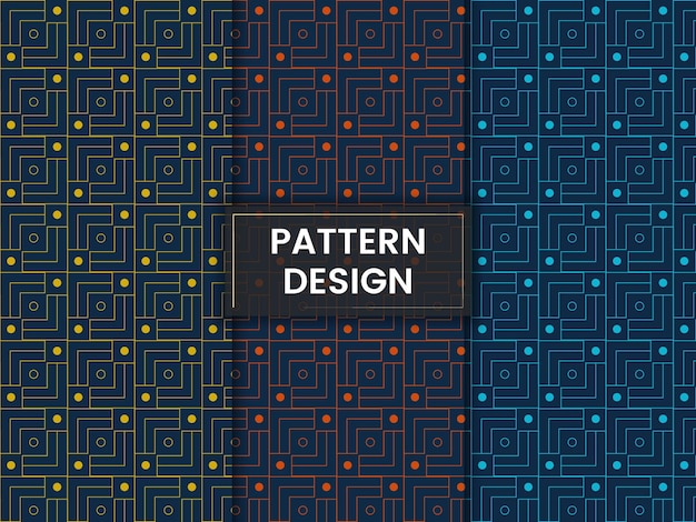 Vector luxury seamless pattern design