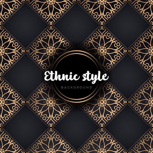 Luxury seamless pattern mandala