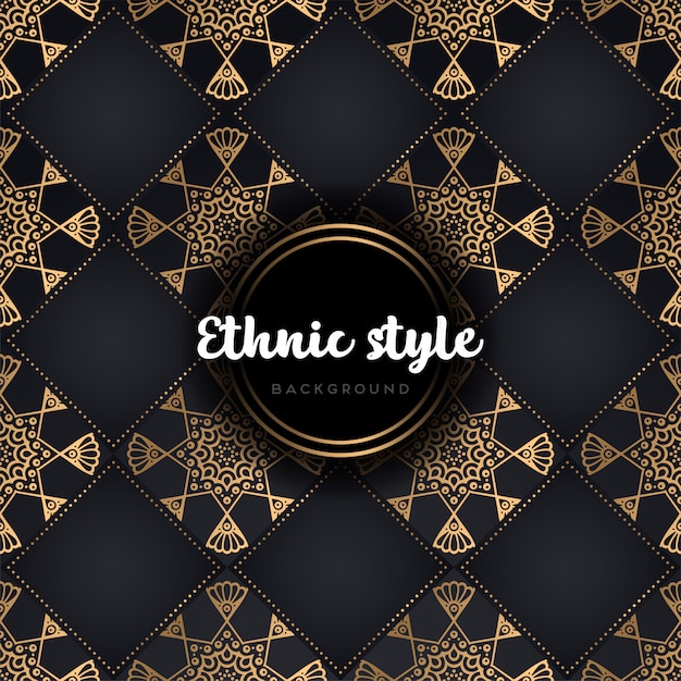 Luxury seamless pattern mandala