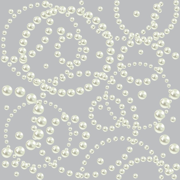 Vector luxury seamless pattern with round shape border