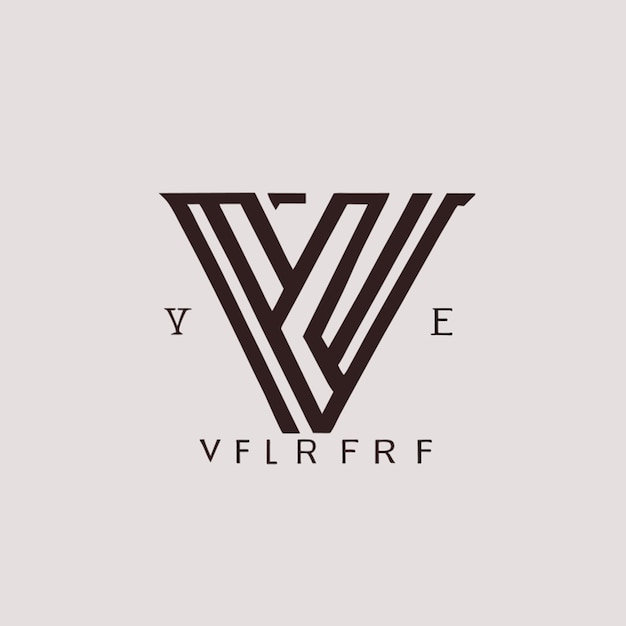 Vector luxury sharp line modern sleek logo for a finance company named viapeople financialvector