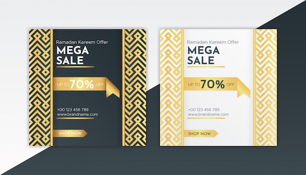 Luxury Special Offer Sale Web Banner Template