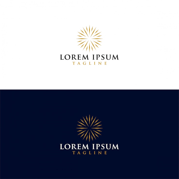 Luxury sun logo vector download