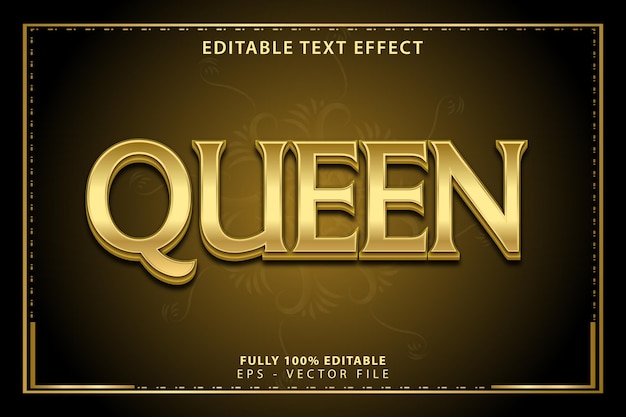 Vector luxury text effect