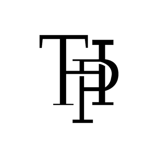 Logo di moda tph di lusso