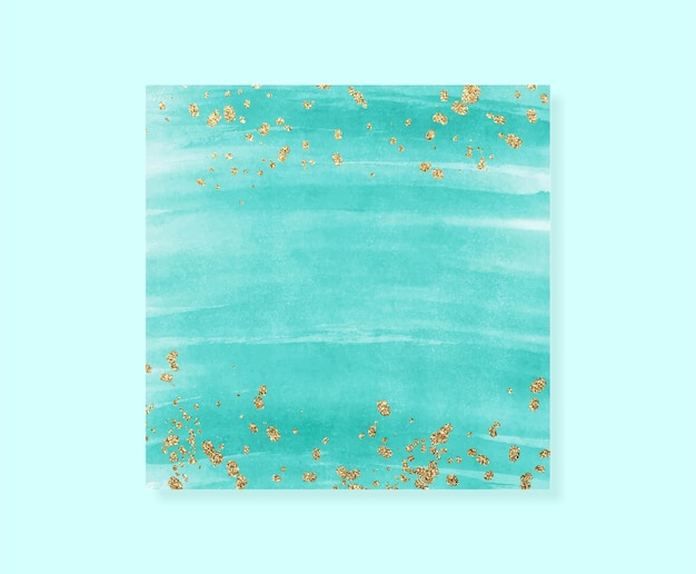 Luxury turquoise watercolor background texture