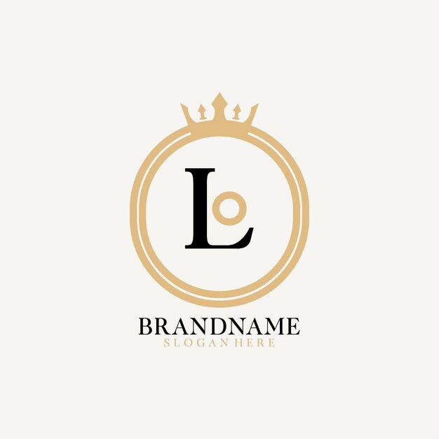 Premium Vector | Luxury typography initial logo lo monogram vector design