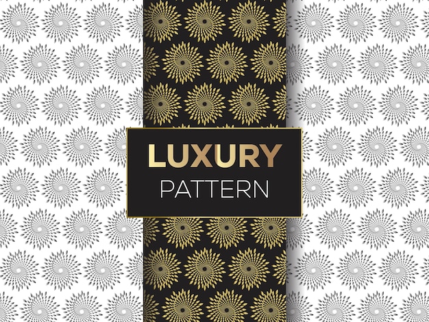 Vector luxury vector floral seamless pattern background design