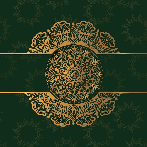 Luxury vector mandala background design