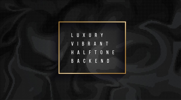 Luxury Vibrant Colorful Halftone Background 