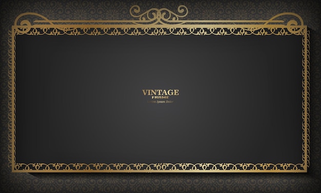 Luxury vintage board frame