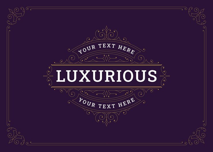वेक्टर luxury vintage flourishes golden ornament greeting card design template vector illustration