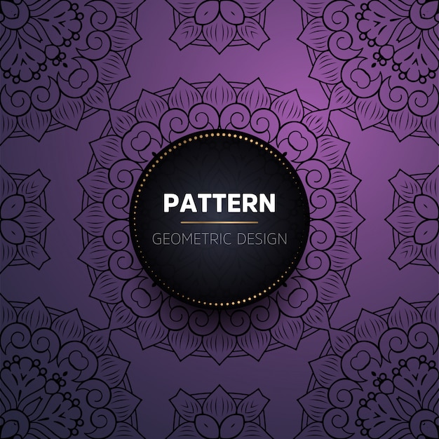 luxury vintage mandala seamless pattern