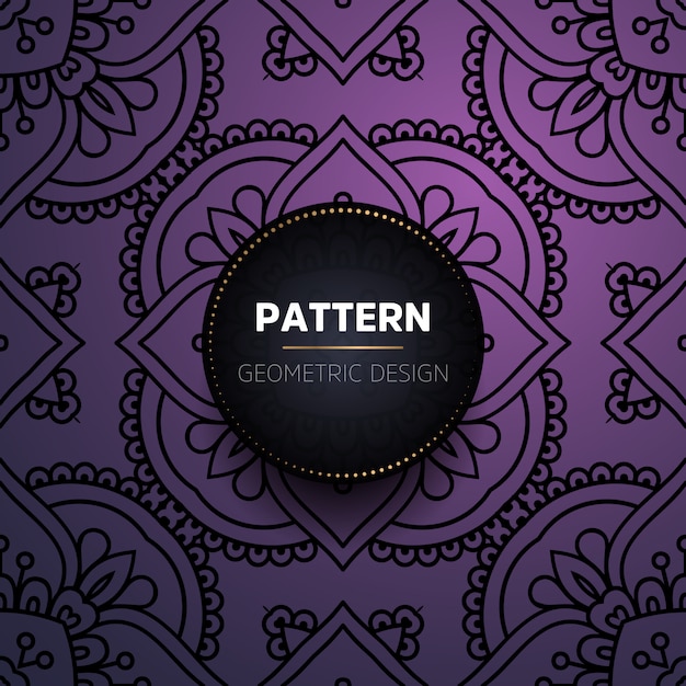 luxury vintage mandala seamless pattern