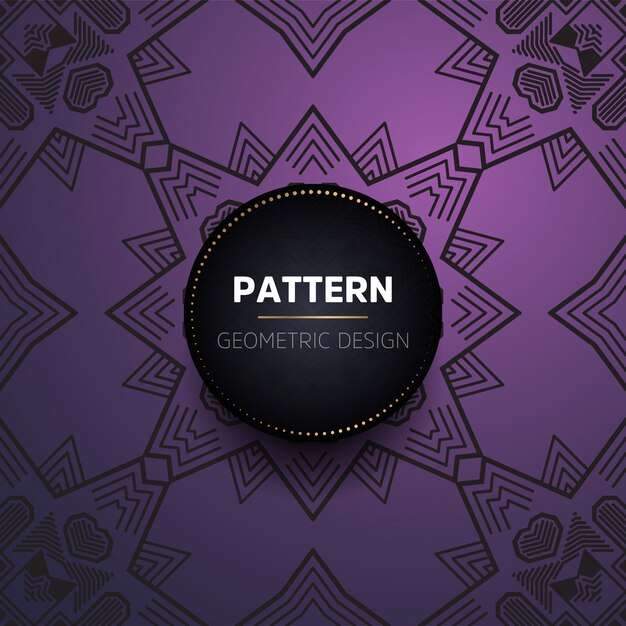 luxury vintage mandala seamless pattern