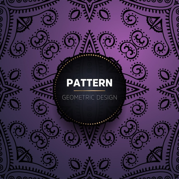 luxury vintage mandala seamless pattern