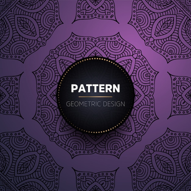 Luxury vintage mandala seamless pattern