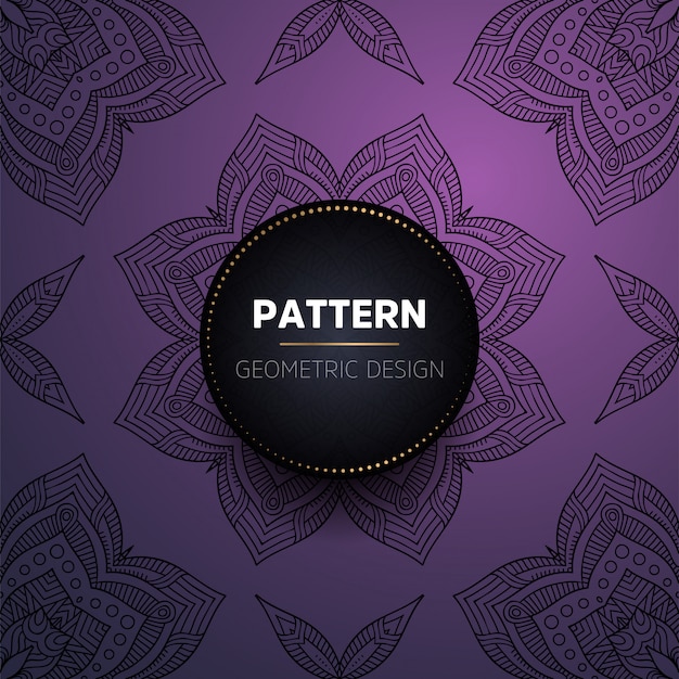 luxury vintage mandala seamless pattern