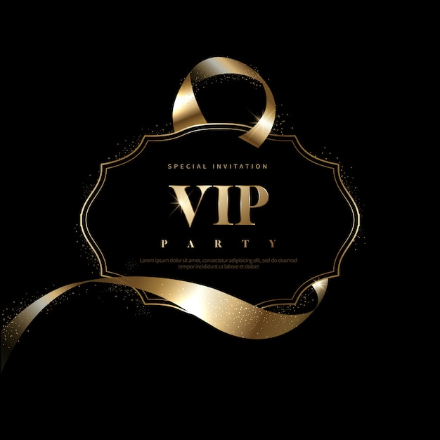 Luxury vip invitations and coupon backgrounds