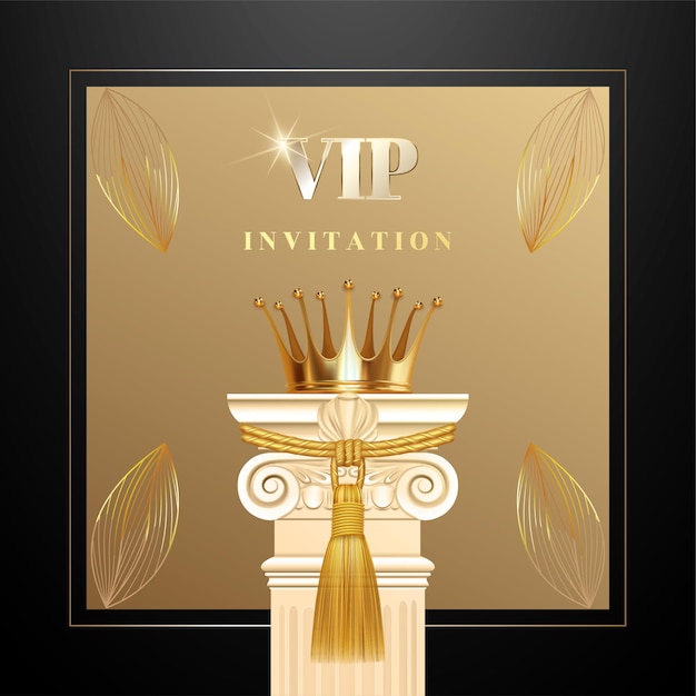 Luxury vip invitations and coupon backgrounds