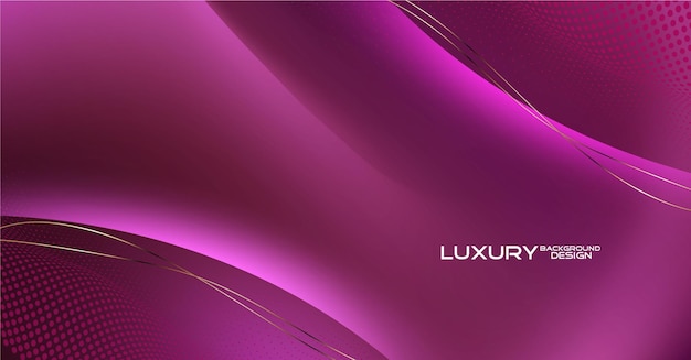 Luxury wave style abstract background design