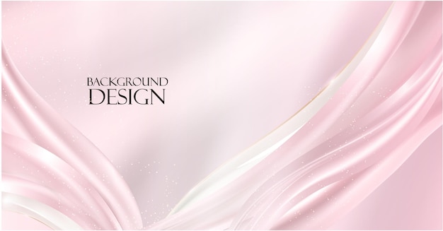 Luxury wave style background design