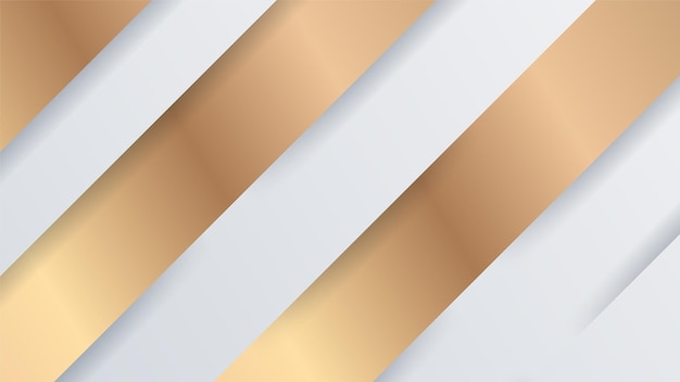 Luxury white and gold background