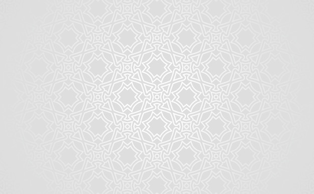 luxury white gradient ramadan kareem eid mubarak arabesque islamic background