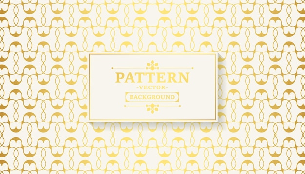 Luxury white ornament pattern design background