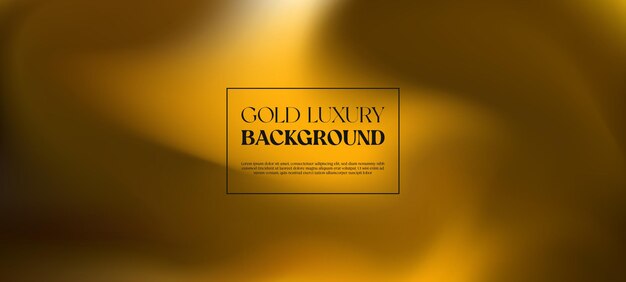 Luxury yellow gold blurred background with light vector