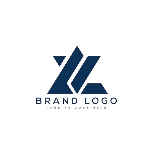 Vector lv letter logo ontwerp vector sjabloon ontwerp voor merk