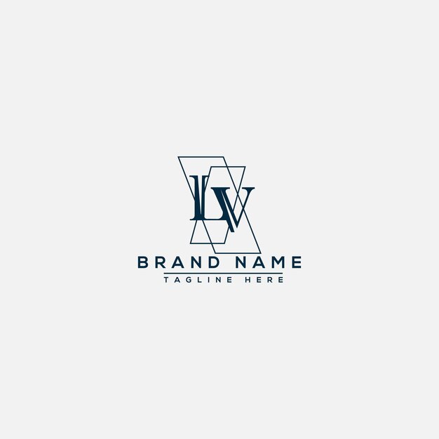 LV Logo Design Template Vector Graphic Branding Element. Free Vector and  graphic 190931487.