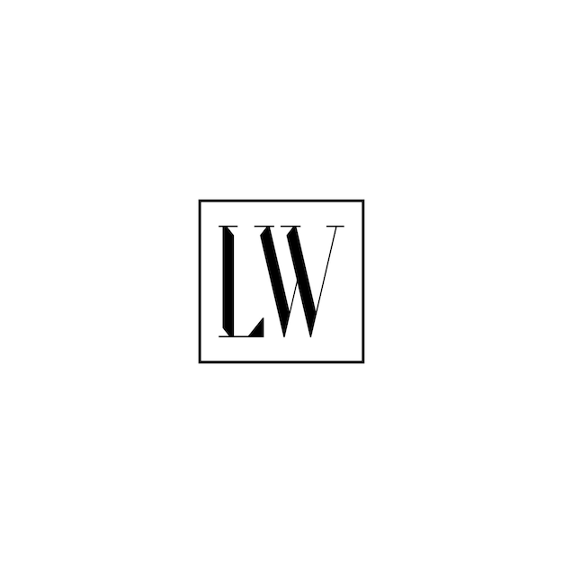 LV 모노그램 로고 디자인 문자 텍스트 이름 기호 흑백 로고타입 알파벳 문자 단순 로고