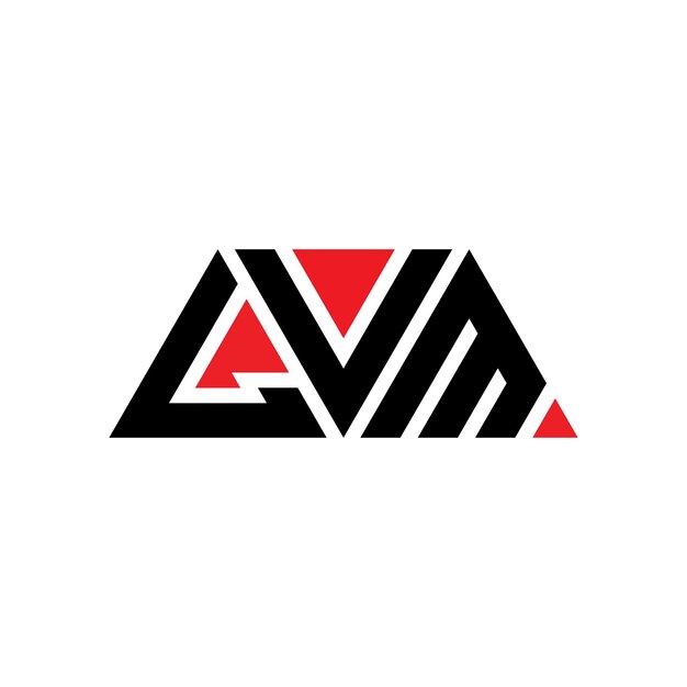 lvm triangle letter logo design with triangle shape lvm triangle logo design monogram lvm triangle vector logo template with red color lvm triangular logo simple elegant and luxurious logo lvm